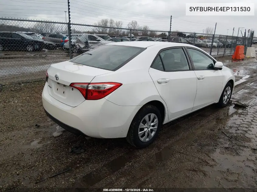 5YFBURHE4EP131530 2014 Toyota Corolla L