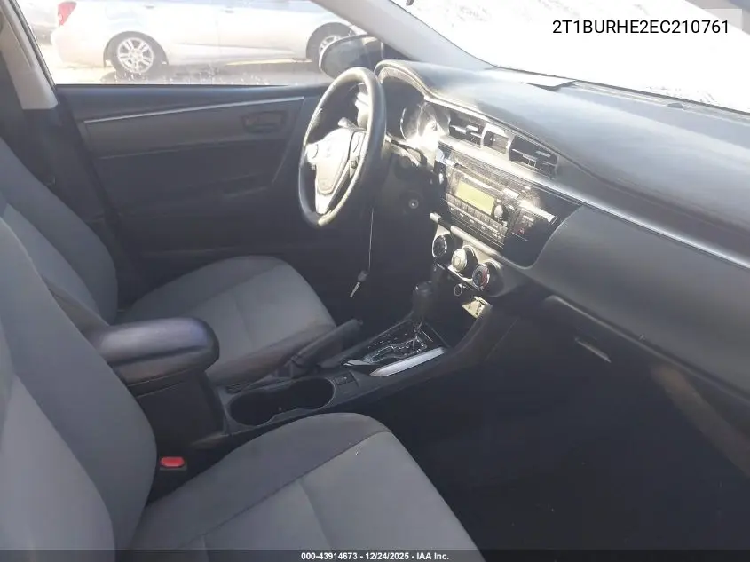 2T1BURHE2EC210761 2014 Toyota Corolla L