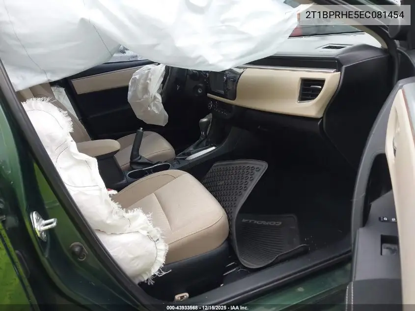 2T1BPRHE5EC081454 2014 Toyota Corolla Le Eco Plus