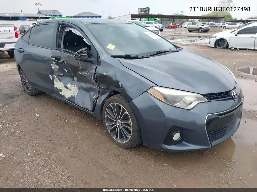 2T1BURHE3EC127498 2014 Toyota Corolla S Premium
