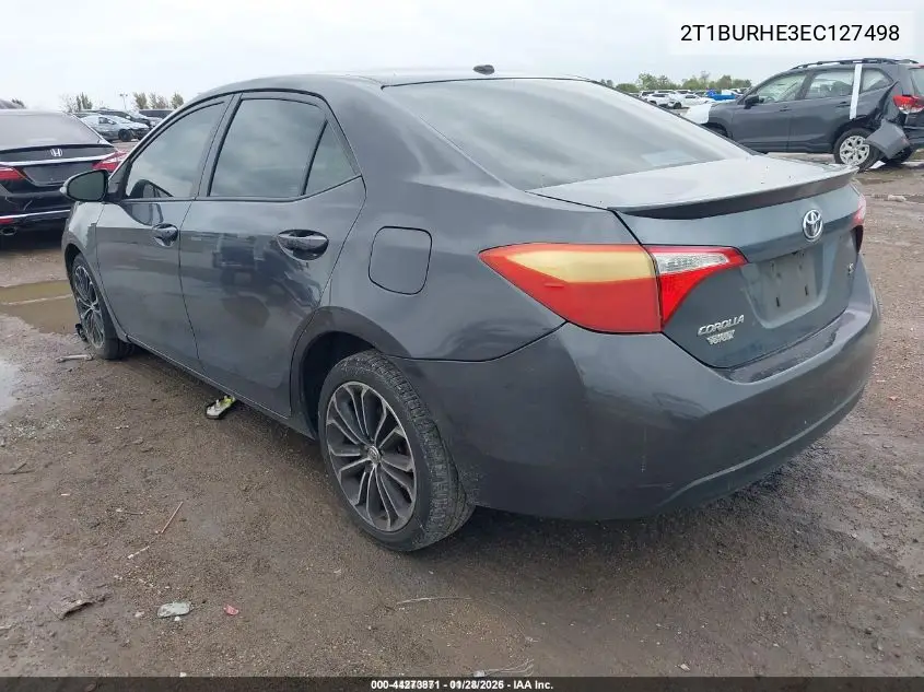 2T1BURHE3EC127498 2014 Toyota Corolla S Premium