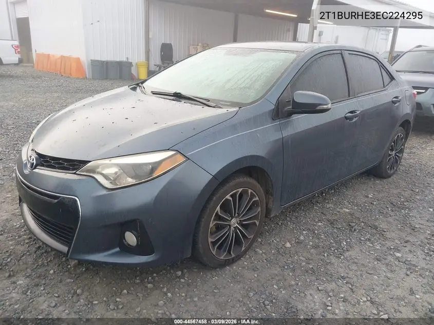 2T1BURHE3EC224295 2014 Toyota Corolla S Plus