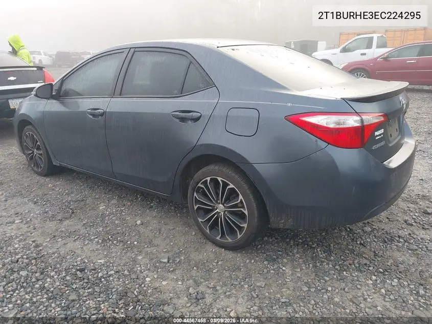 2T1BURHE3EC224295 2014 Toyota Corolla S Plus
