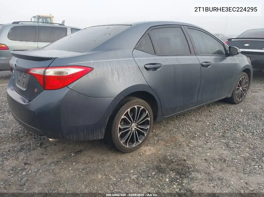 2T1BURHE3EC224295 2014 Toyota Corolla S Plus