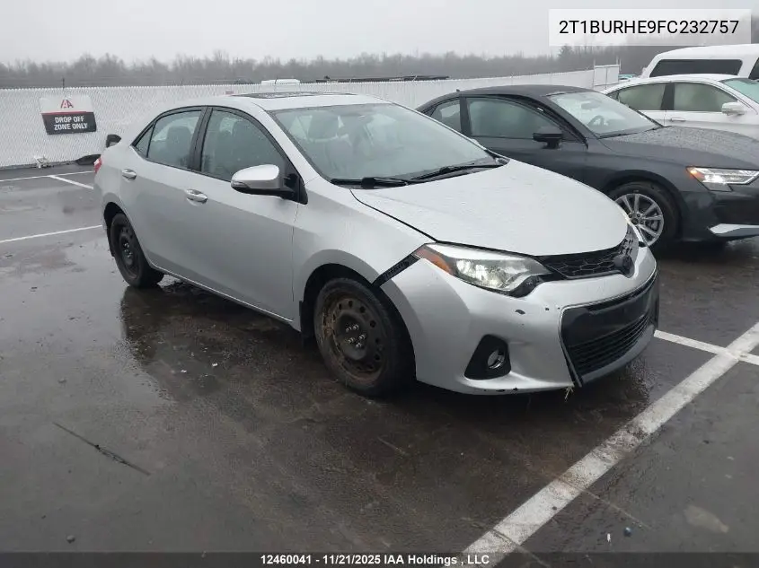 2T1BURHE9FC232757 2015 Toyota Corolla S