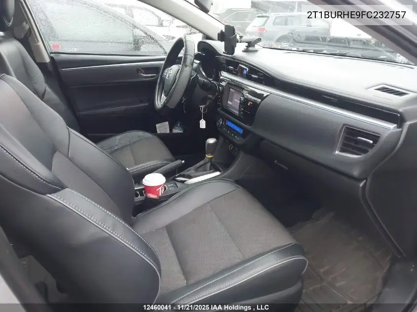2T1BURHE9FC232757 2015 Toyota Corolla S