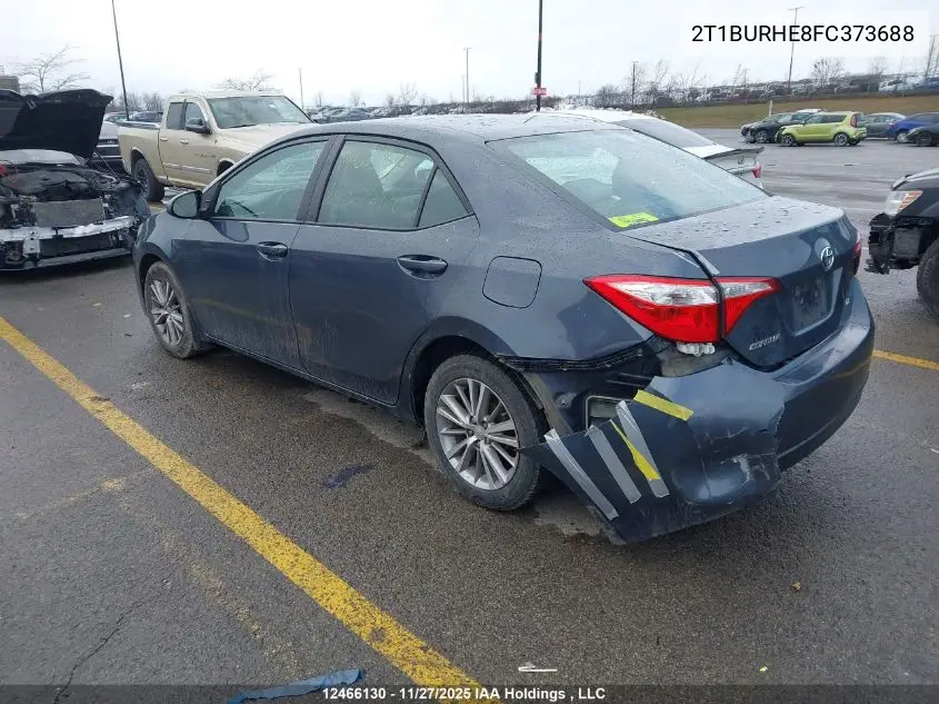 2T1BURHE8FC373688 2015 Toyota Corolla