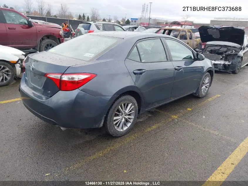 2T1BURHE8FC373688 2015 Toyota Corolla