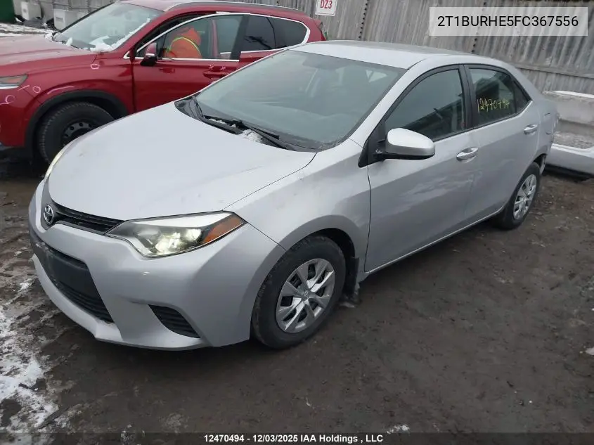 2T1BURHE5FC367556 2015 Toyota Corolla Ce