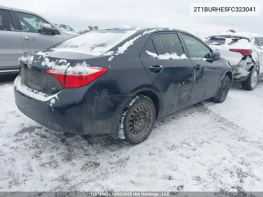 2T1BURHE5FC323041 2015 Toyota Corolla L/Le/Le Pls/Prm/S/S Pls
