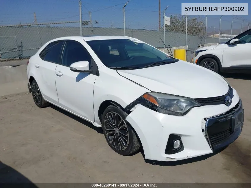 5YFBURHE4FP300902 2015 Toyota Corolla S Plus