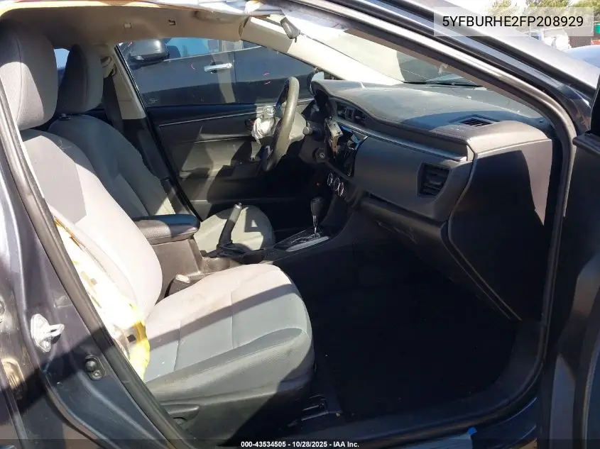 5YFBURHE2FP208929 2015 Toyota Corolla L