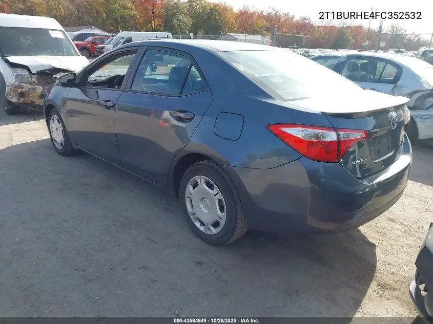 2T1BURHE4FC352532 2015 Toyota Corolla S