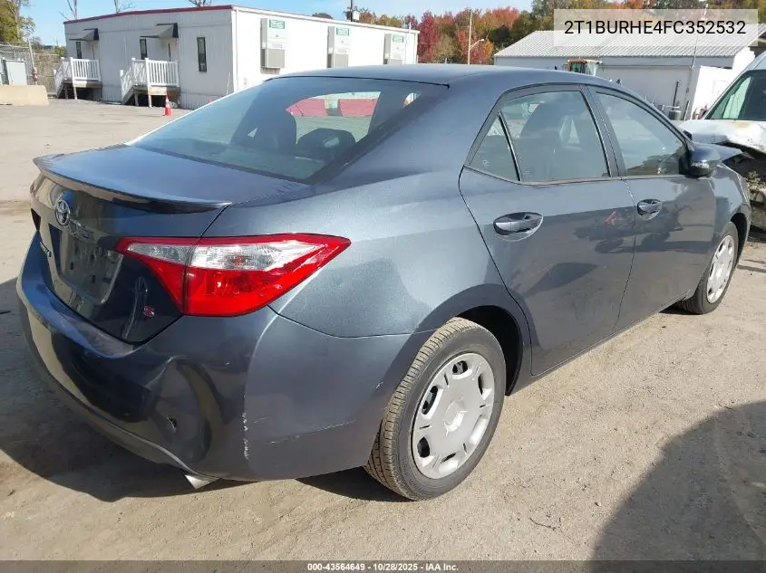 2T1BURHE4FC352532 2015 Toyota Corolla S