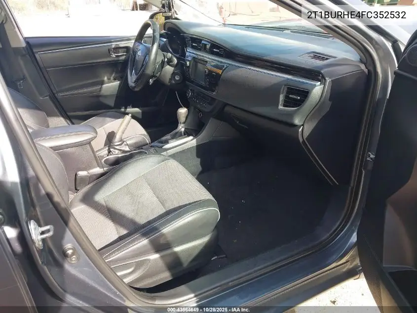 2T1BURHE4FC352532 2015 Toyota Corolla S