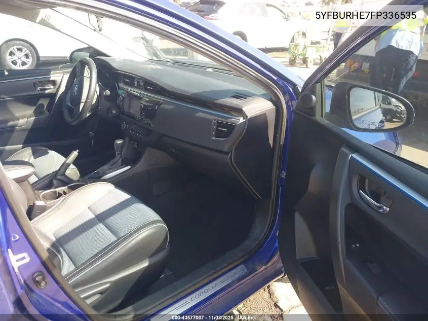 5YFBURHE7FP336535 2015 Toyota Corolla S Plus