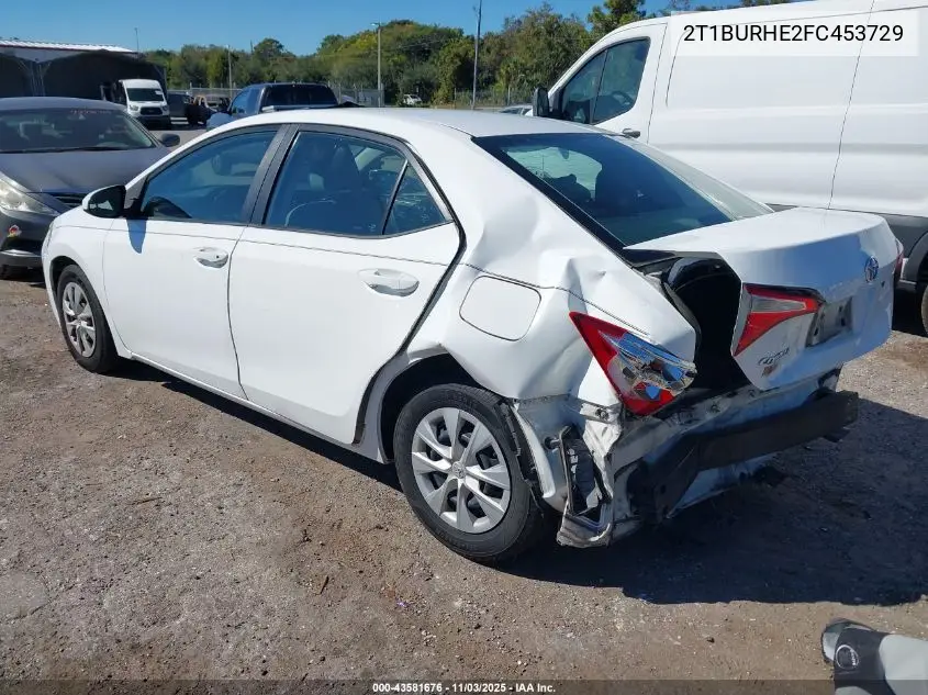 2T1BURHE2FC453729 2015 Toyota Corolla L