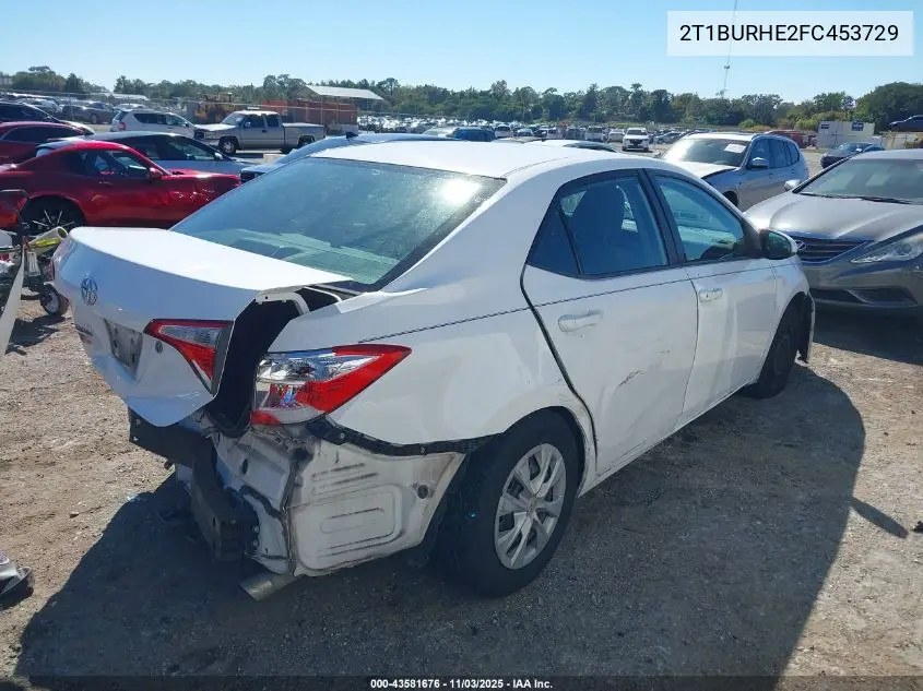 2T1BURHE2FC453729 2015 Toyota Corolla L
