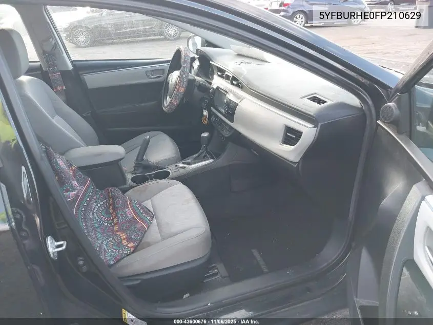 5YFBURHE0FP210629 2015 Toyota Corolla Le