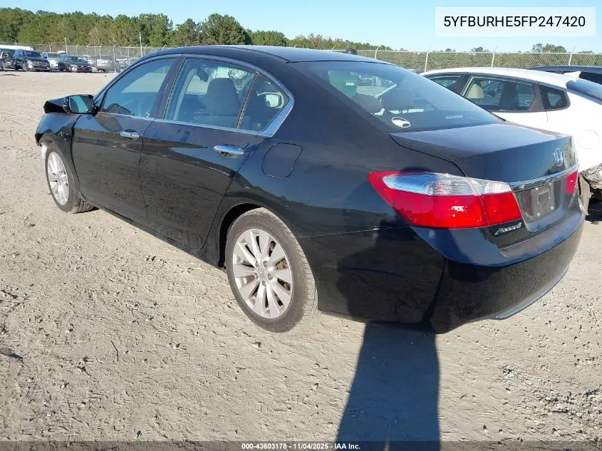 5YFBURHE5FP247420 2015 Toyota Corolla S Plus