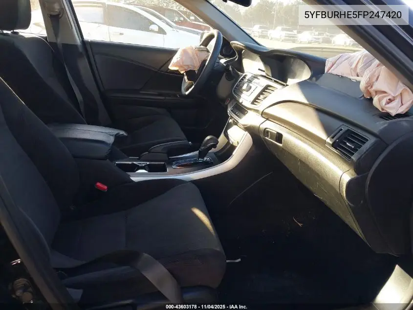 5YFBURHE5FP247420 2015 Toyota Corolla S Plus