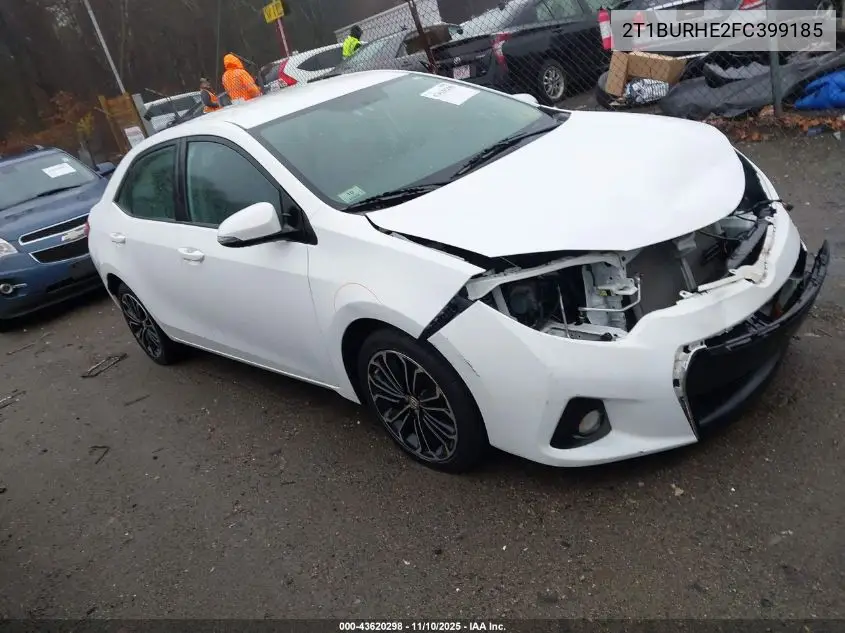 2T1BURHE2FC399185 2015 Toyota Corolla S Plus
