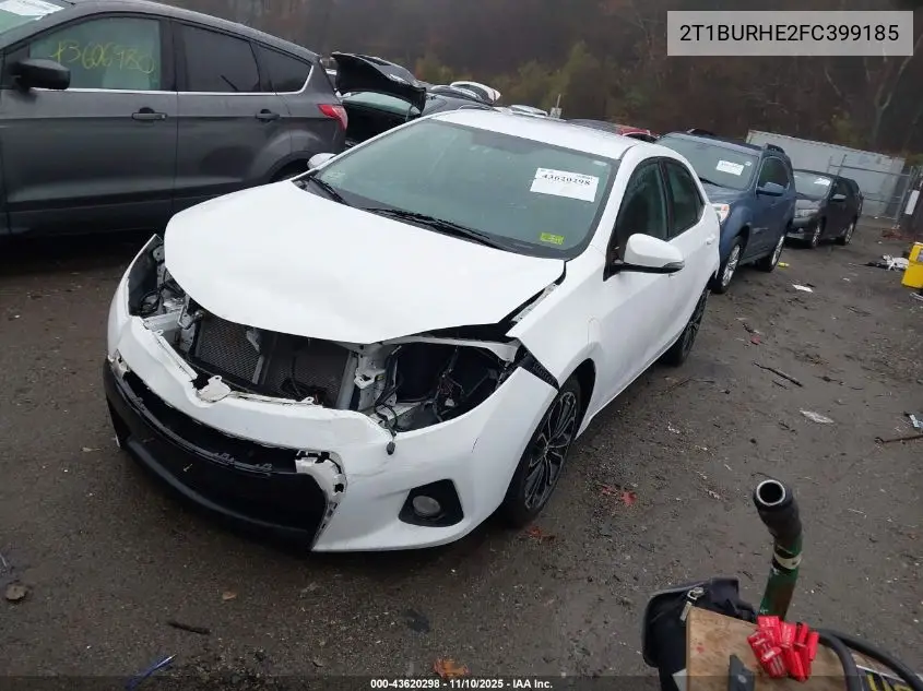 2T1BURHE2FC399185 2015 Toyota Corolla S Plus