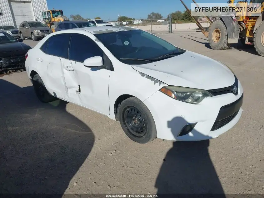 5YFBURHE6FP271306 2015 Toyota Corolla Le