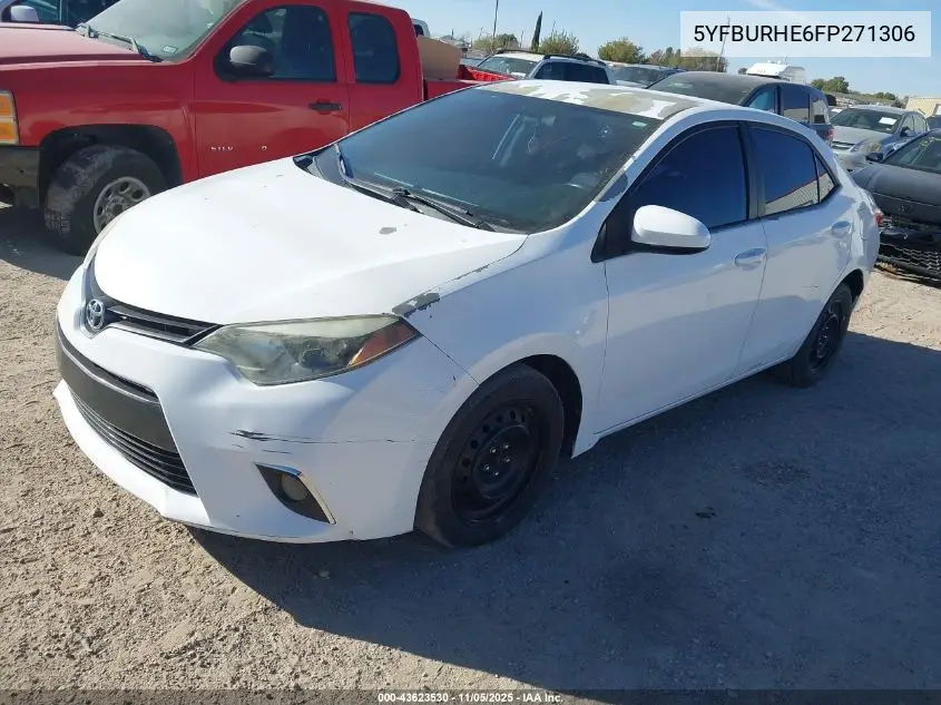 5YFBURHE6FP271306 2015 Toyota Corolla Le