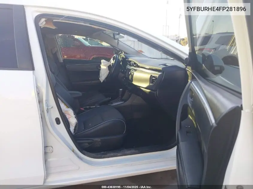 5YFBURHE4FP281896 2015 Toyota Corolla S