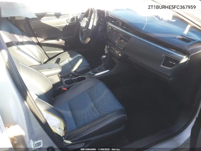 2T1BURHE5FC367959 2015 Toyota Corolla S Plus