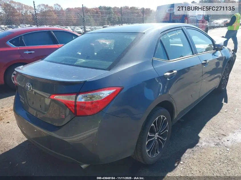 2T1BURHE5FC271135 2015 Toyota Corolla L/Le/Le Pls/Prm/S/S Pls