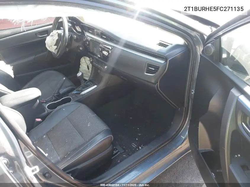 2T1BURHE5FC271135 2015 Toyota Corolla L/Le/Le Pls/Prm/S/S Pls