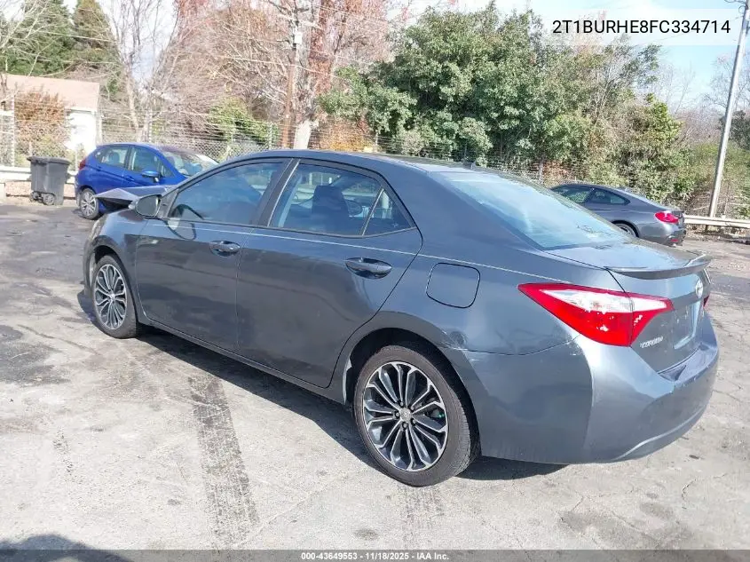 2T1BURHE8FC334714 2015 Toyota Corolla S Plus