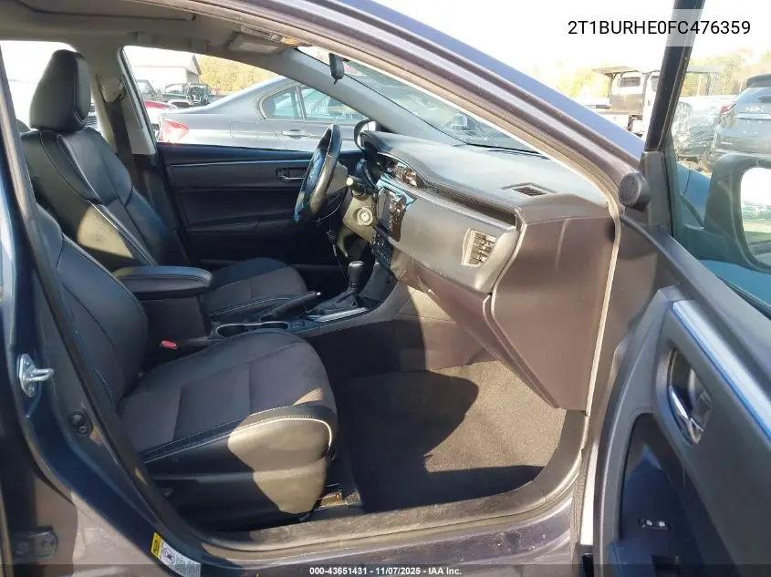 2T1BURHE8FC474634 2015 Toyota Corolla L/Le/Le Pls/Prm/S/S Pls