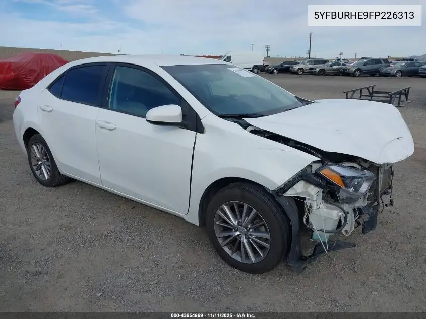 5YFBURHE9FP226313 2015 Toyota Corolla Le Plus
