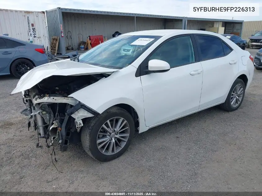 5YFBURHE9FP226313 2015 Toyota Corolla Le Plus