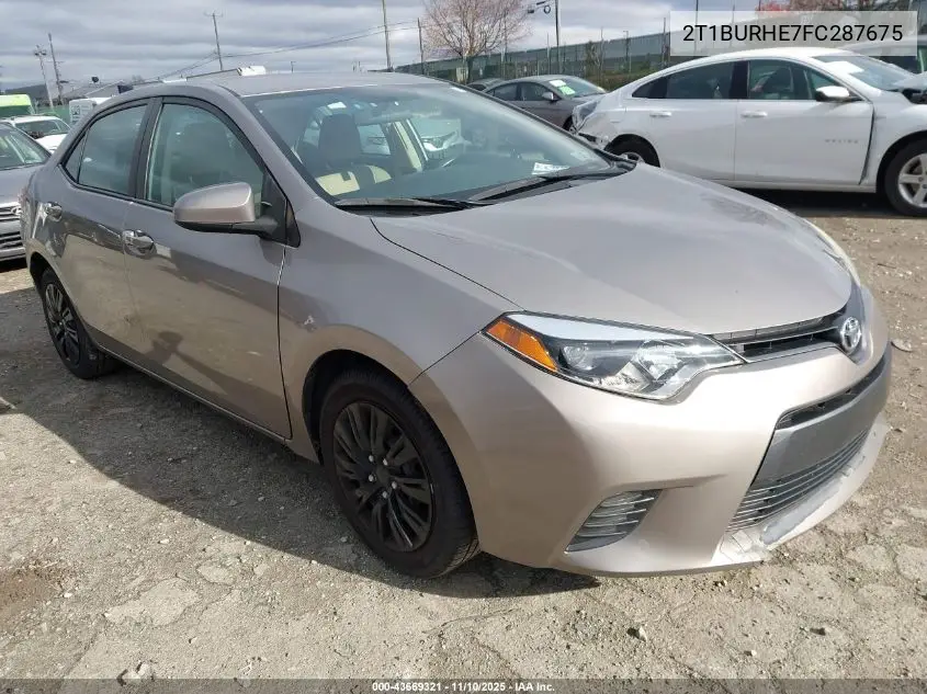 2T1BURHE7FC287675 2015 Toyota Corolla Le