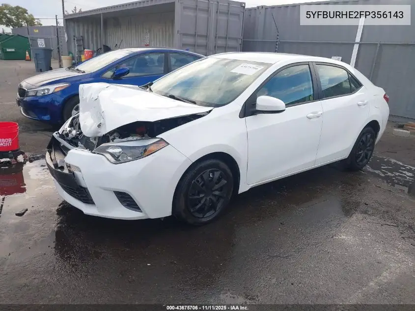 5YFBURHE2FP356143 2015 Toyota Corolla Le