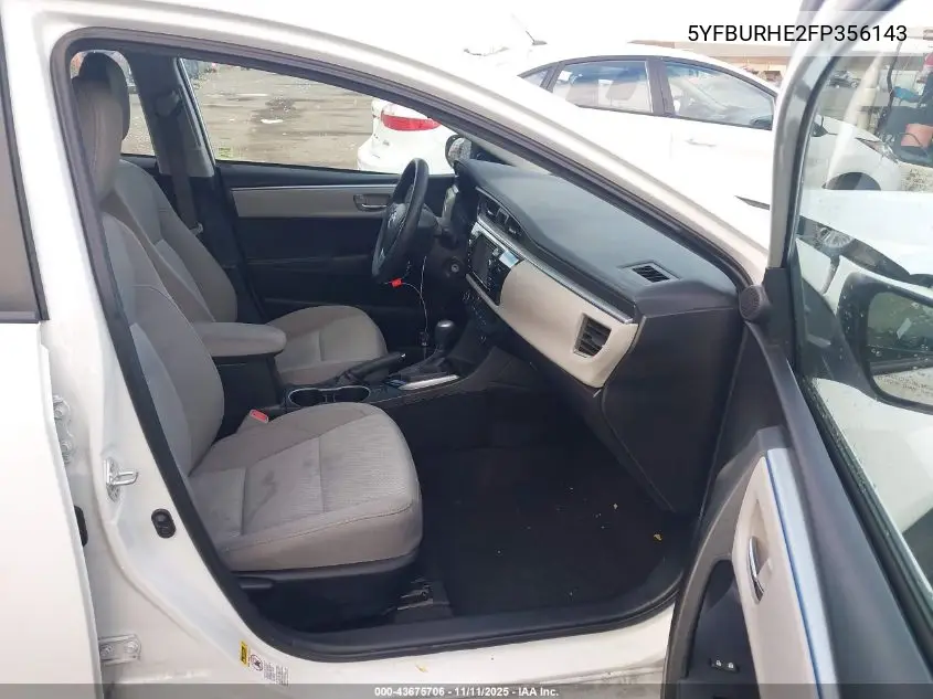 5YFBURHE2FP356143 2015 Toyota Corolla Le