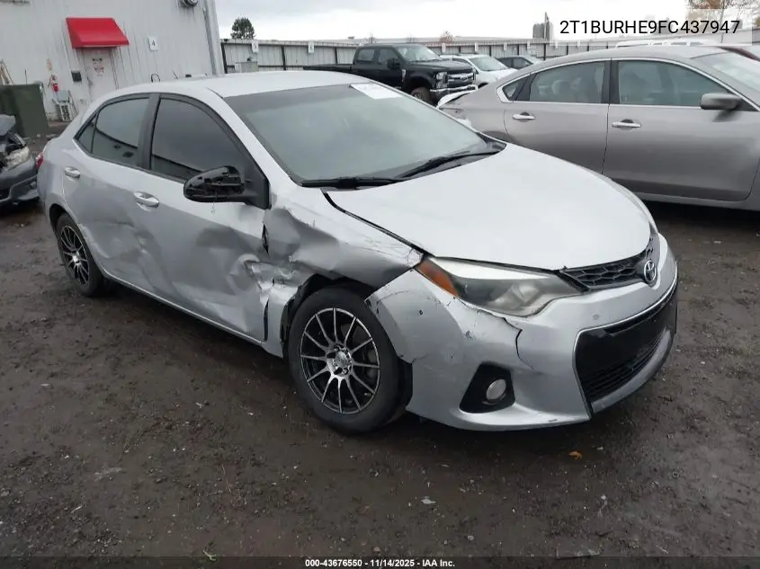 2T1BURHE9FC437947 2015 Toyota Corolla S