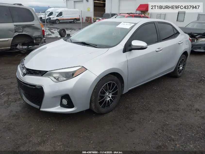 2T1BURHE9FC437947 2015 Toyota Corolla S