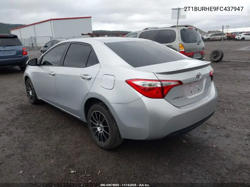 2T1BURHE9FC437947 2015 Toyota Corolla S