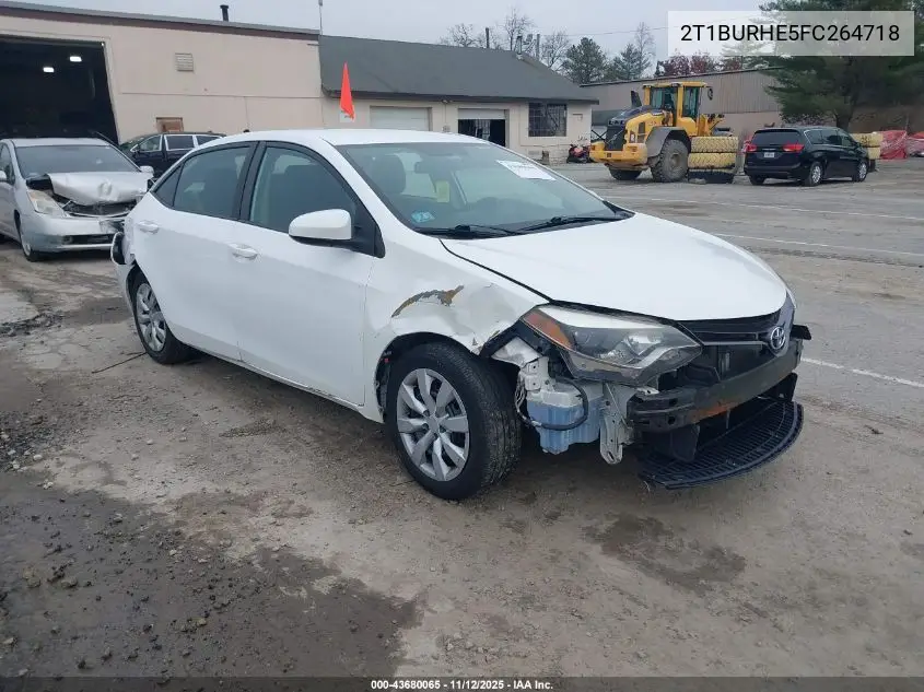 2T1BURHE5FC264718 2015 Toyota Corolla Le