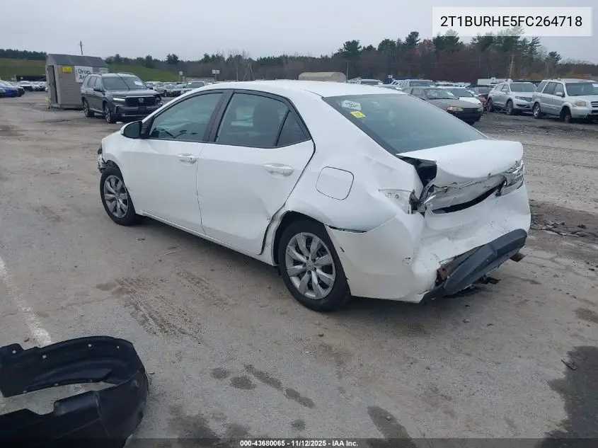 2T1BURHE5FC264718 2015 Toyota Corolla Le