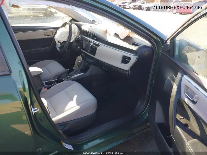 2T1BURHEXFC464736 2015 Toyota Corolla Le