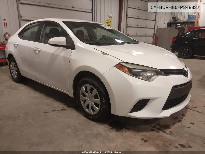 5YFBURHE6FP348837 2015 Toyota Corolla L