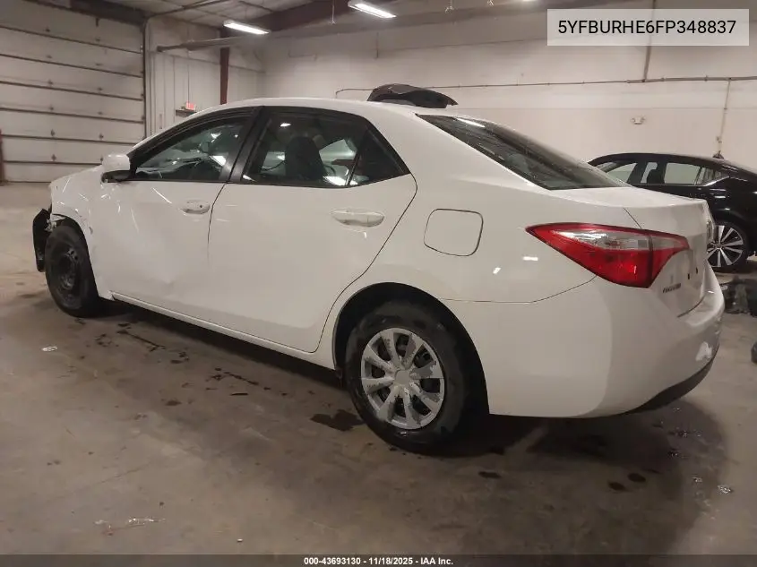 5YFBURHE6FP348837 2015 Toyota Corolla L