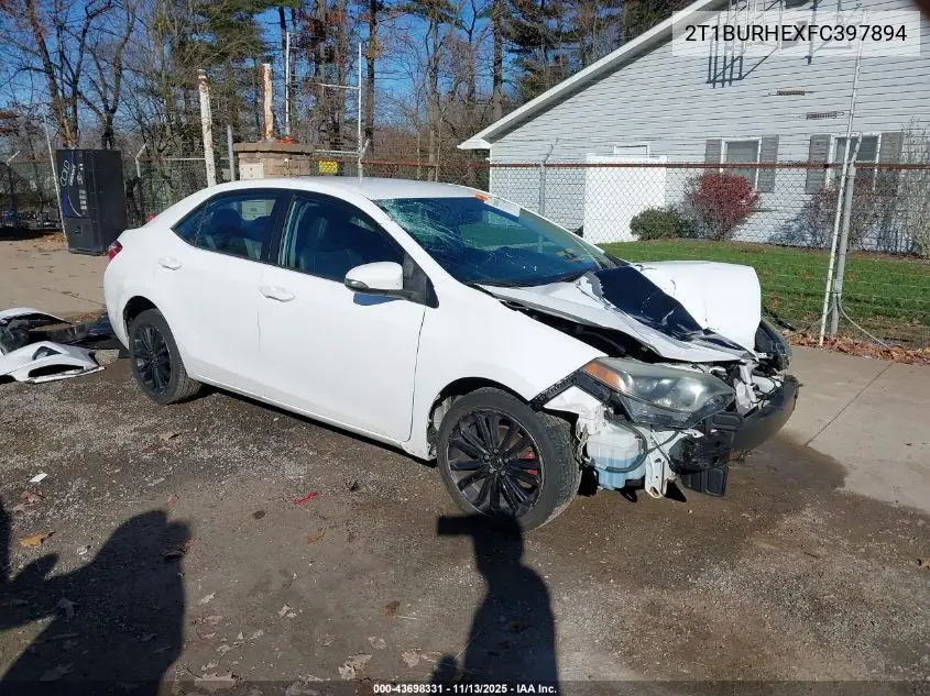 2T1BURHEXFC397894 2015 Toyota Corolla S Plus