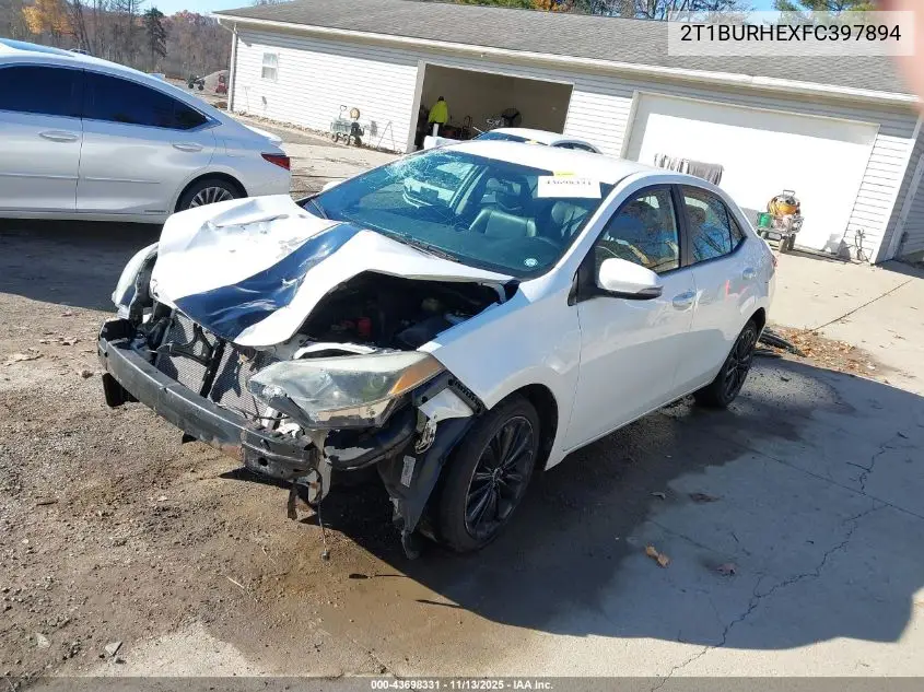 2T1BURHEXFC397894 2015 Toyota Corolla S Plus
